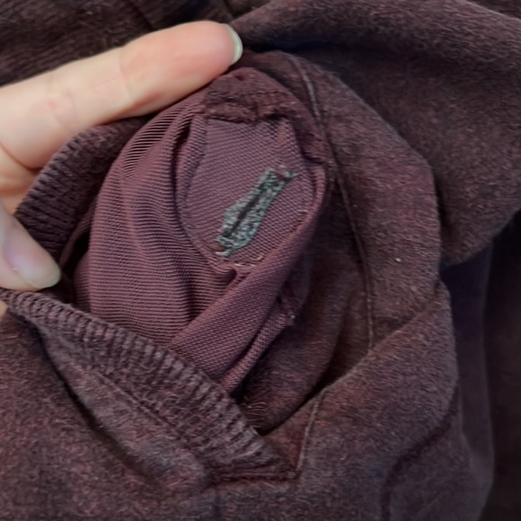 🌟2xHP 🦄🍋lululemon/oqoqo Slalom Jacket | RARE Vintage | Dark Purple | Size 6 - Picture 8 of 10